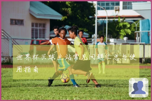 世界杯买球主站常见问题汇总与使用指南