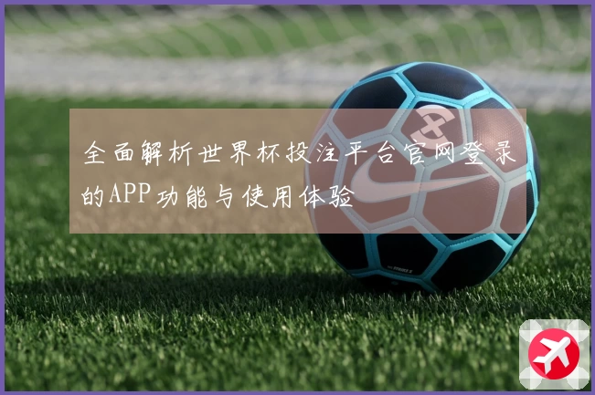 全面解析世界杯投注平台官网登录的APP功能与使用体验