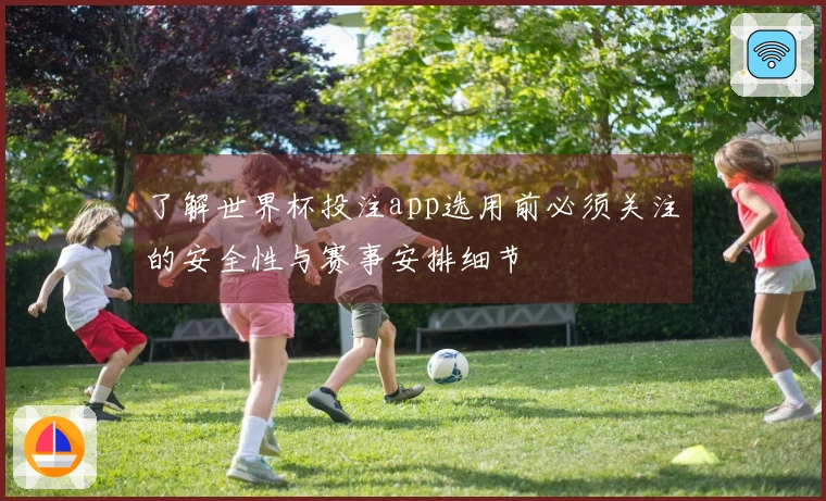 了解世界杯投注app选用前必须关注的安全性与赛事安排细节