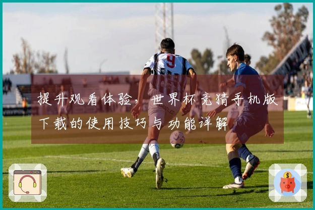 提升观看体验，世界杯竞猜手机版下载的使用技巧与功能详解