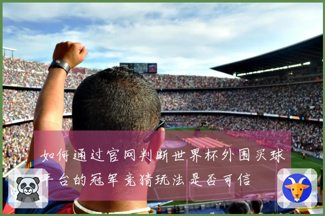 如何通过官网判断世界杯外围买球平台的冠军竞猜玩法是否可信