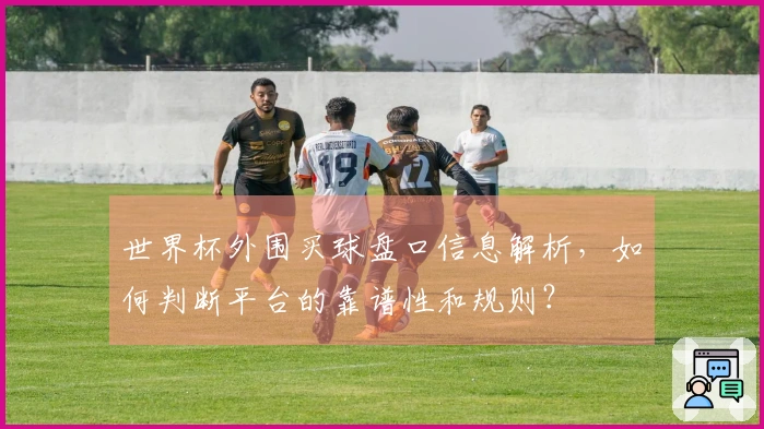 世界杯外围买球盘口信息解析，如何判断平台的靠谱性和规则？